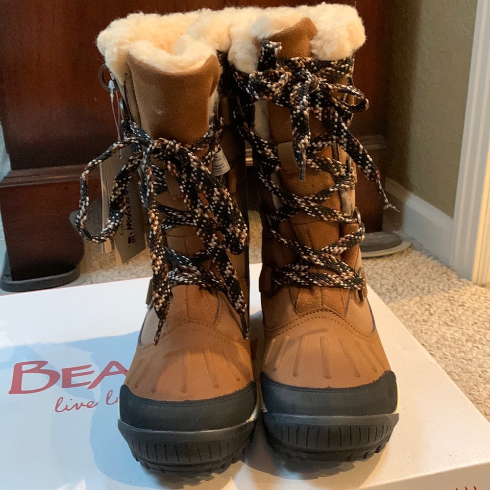 NEW BEARPAW DESDEMONA HICKORY BOOTS SIZE 7